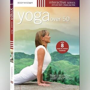 Yoga over Workout Video with 8 Routines, including routines for Seniors DVD